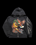 BLACK “RICH LIFESTYLE” FULL ZIP JACKET