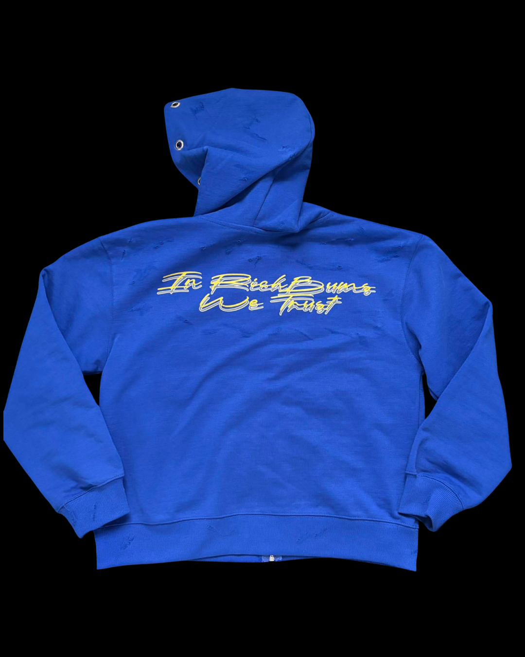 BLUE “RICH PRESIDENTS” HOODIE